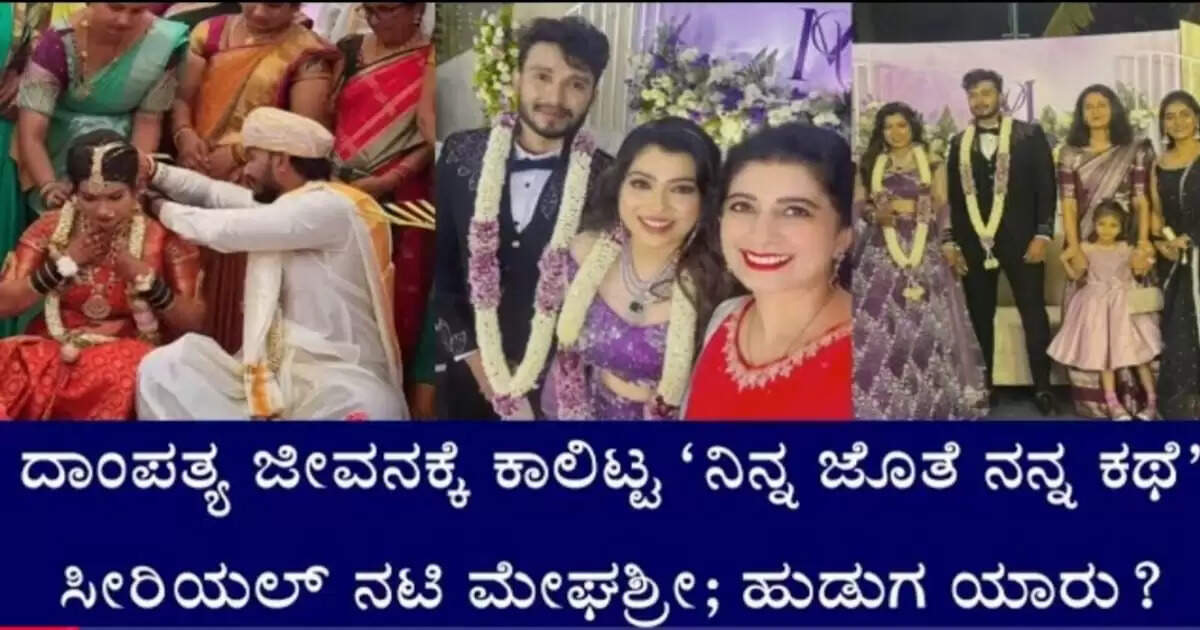 ದಾಂಪತ್ಯ ಜೀವನಕ್ಕೆ ಕಾಲಿಟ್ಟ ಕನ್ನಡದ ಖ್ಯಾತ ನಟಿ ಮೇಘಶ್ರೀ, ಹುಡುಗ ಮಾತ್ರ ಸೂಪರ್