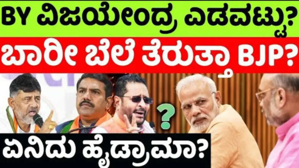 bjp: BYV ಎಡವಟ್ಟು ಹೇಳಿಕೆ? ಬಾರೀ ಬೆಲೆ ತೆರುತ್ತಾ ಬಿಜೆಪಿ